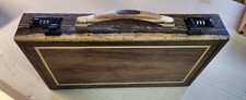 Holz aktenkoffer außen gebraucht kaufen  Lübeck