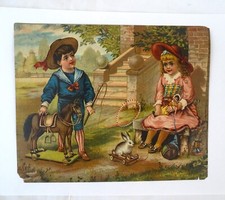 Antica oleografia bambini usato Antica oleografia bambini usato  Villata