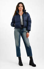 Usado, Jaqueta feminina Tala azul marinho fecho com zíper cropped RRP £ 119 comprar usado  Enviando para Brazil