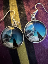 Earrings stunning wolf for sale  HARROGATE