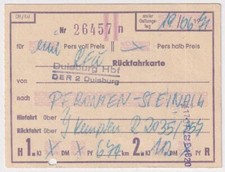 Fahrkarte duisburg pfronten gebraucht kaufen  Deutschland