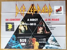 Def leppard affiche d'occasion  Prades