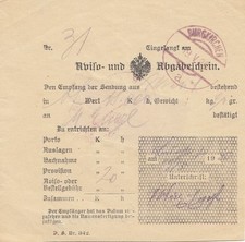 österreich 1920 aviso gebraucht kaufen  Köngen
