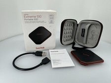 Usado, SSD portátil SanDisk Extreme 510 480 GB (SDSSDEXTW-480G) com estojo e caixa comprar usado  Enviando para Brazil