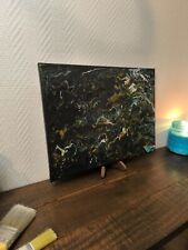 Peinture pouring toile d'occasion  Charenton-le-Pont