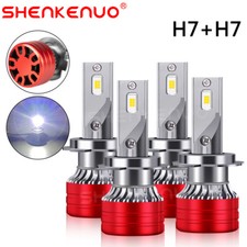 4x Lâmpadas de LED branco 6000K para Benz E350 E320 E550 H7+H7 comprar usado  Enviando para Brazil