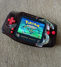 Nintendo Gameboy Advance GBA Game Boy AGB RETROILUMINADO IPS Rayquaza impressão UV personalizada comprar usado  Enviando para Brazil