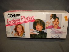 Placas de moda vintage Conair crimpagem onda endireitar em 1987 modelo #CS100 comprar usado Placas de moda vintage Conair crimpagem onda endireitar em 1987 modelo #CS100 comprar usado  Enviando para Brazil