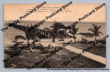 Cais de pesca North Miami Beach em Sunny Isles vintage colótipo Flórida 1945 comprar usado  Enviando para Brazil