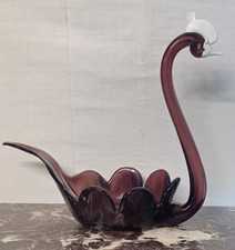 Portaoggetti cigno vintage usato  Salerno