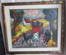 Huile toile signée d'occasion  Alès