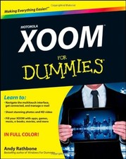 MOTOROLA XOOM FOR DUMMIES By Andy Rathbone **Mint Condition** comprar usado  Enviando para Brazil