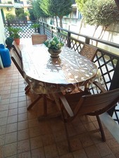 Tavolo giardino legno usato  Casapesenna