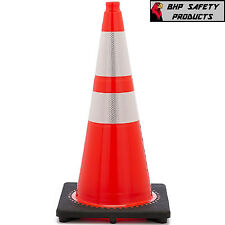 CONE DE TRÁFEGO DE SEGURANÇA LARANJA 28" POLEGADAS COM COLEIRAS REFLEXIVAS 3M JBC REVOLUTION, usado comprar usado  Enviando para Brazil