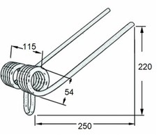 Dente seminatrice posteriore usato  Italia