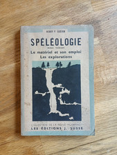 Henri guerin speleologie d'occasion  Paris V