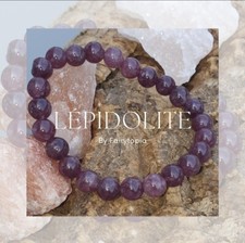 Bracelet lithothérapie lépid d'occasion  Bondoufle