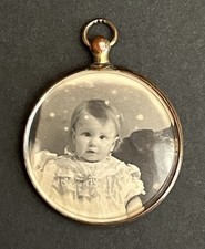Antique mourning pendant for sale  GOSPORT