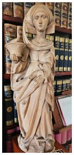 Seltene geschnitzte holzfigur gebraucht kaufen  Mildstedt