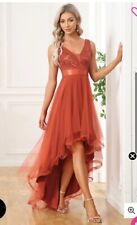 Burnt orange sequin for sale  WOKING
