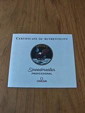 Certificat omega speedmaster d'occasion  Combs-la-Ville