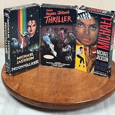Usado, Michael Jackson Moonwalker VHS Thriller The Legend Continues Lot 3 comprar usado  Enviando para Brazil