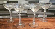 Set vintage etched for sale  Warsaw