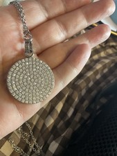 Diamonique pave disc for sale  LONDON