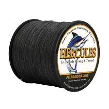 Linha de pesca HERCULES 6 lb-300 lb preta trançada extrema 100M-2000M 100% PE super comprar usado  Enviando para Brazil