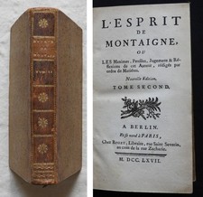 Esprit montaigne maximes d'occasion  Challans
