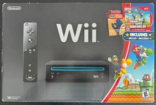 Console Nintendo Wii edição Super Mario Bros preto completo na caixa comprar usado Console Nintendo Wii edição Super Mario Bros preto completo na caixa comprar usado  Enviando para Brazil
