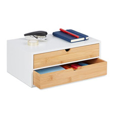 Relaxdays organizer scrivania usato  Roccagloriosa