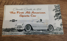 Chevrolet Corvette 1954 carpeta de folletos segunda mano  Embacar hacia Mexico