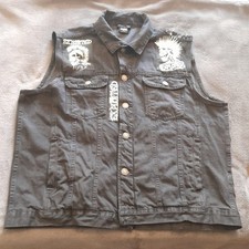 Punk weste kutte gebraucht kaufen  Bamberg