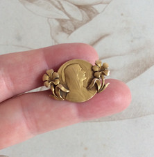 Ancienne broche plaqué d'occasion  Nantes-