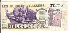 Loterie nationale gueules d'occasion  Cloyes-sur-le-Loir