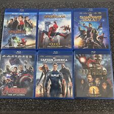 Marvel Superhero Blu-ray Lot 6 Movies Spider-man Avengers Iron Man Cap America comprar usado  Enviando para Brazil
