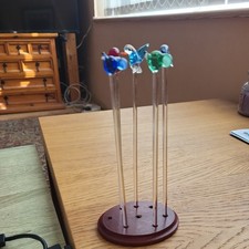 glass cocktail sticks for sale  BEDFORD
