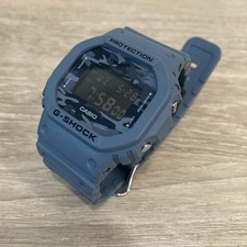 Relógio digital Casio G-Shock DW5600CA-2OS azul cinza camuflado comprar usado  Enviando para Brazil