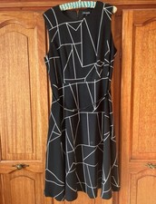 debenhams black white dress for sale  BARRY