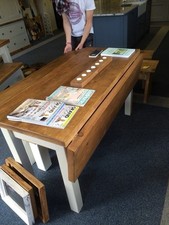 Oak wooden dining for sale  STOCKPORT