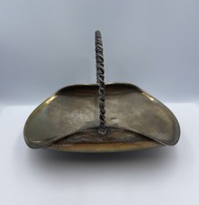 Cesta Cartier Vintage Prata Esterlina com Cabo de Corda Prato Grande comprar usado  Enviando para Brazil