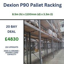 Used dexion galvanised for sale  KING'S LYNN