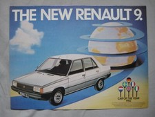 1982 renault brochure for sale  DARWEN