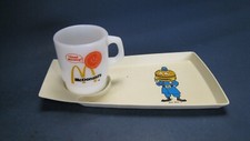 Usado, Bandeja de refeição feliz vintage McDonalds Big Mac com caneca de café bom dia muito bom estado usado comprar usado  Enviando para Brazil