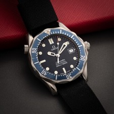 omega seamaster 36mm quartz  professional 300m blue bezel diver watch 2561800 comprar usado  Enviando para Brazil