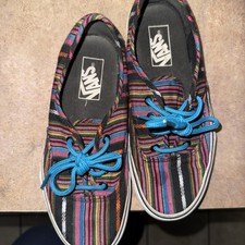 Usado, Tênis de skate unissex listrado guate cano baixo com cadarço feminino 6,5 masculino 5 comprar usado  Enviando para Brazil