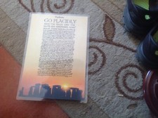 Desiderata poem stonehenge for sale Desiderata poem stonehenge for sale  STURMINSTER NEWTON