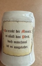 Bierkrug krug spruch gebraucht kaufen  Zeven