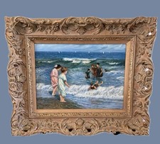Vintage impressionist beach for sale  King and Queen Court House